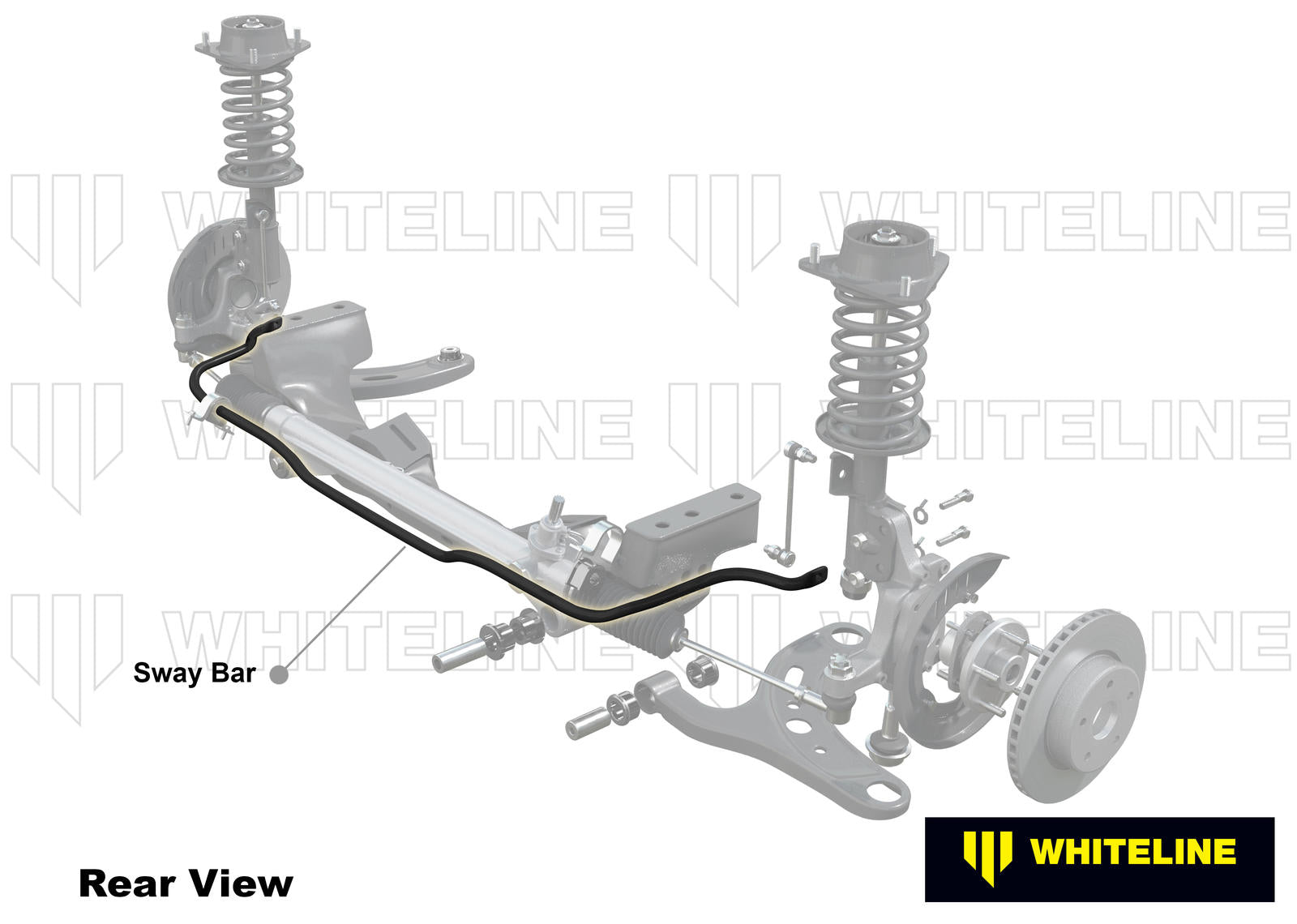 Whiteline Verstelbare voorste anti-roll bar Honda Civic Type R FN2