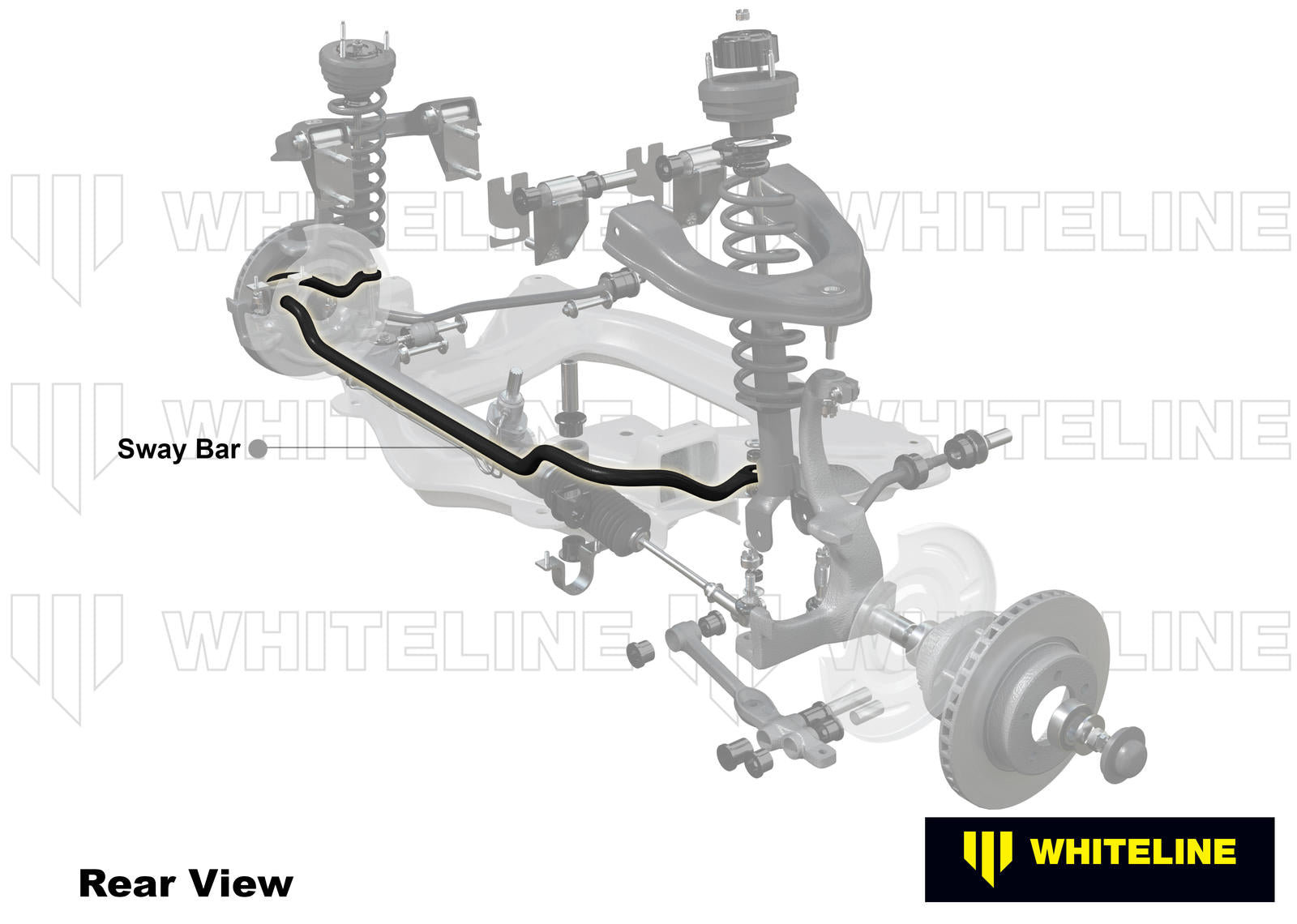 Whiteline Verstelbare voorste anti-roll bar Nissan 350Z