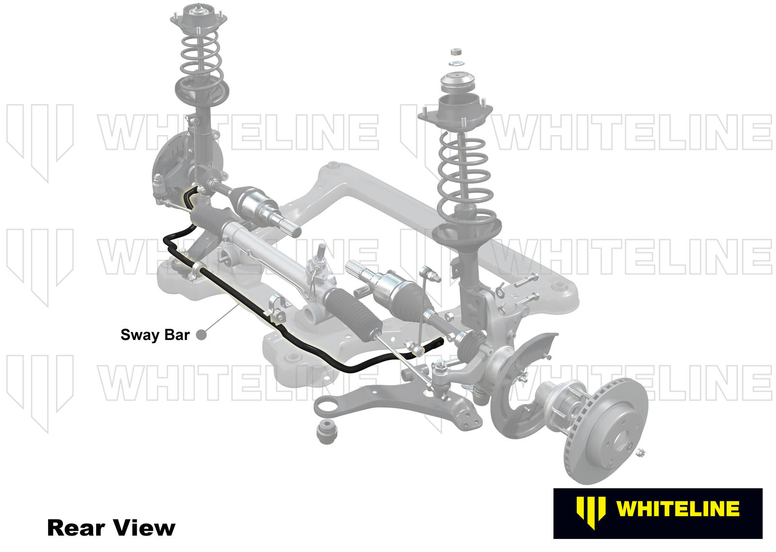 Whiteline Verstelbare voorste stabilisatorstang Mercedes-Benz A Class