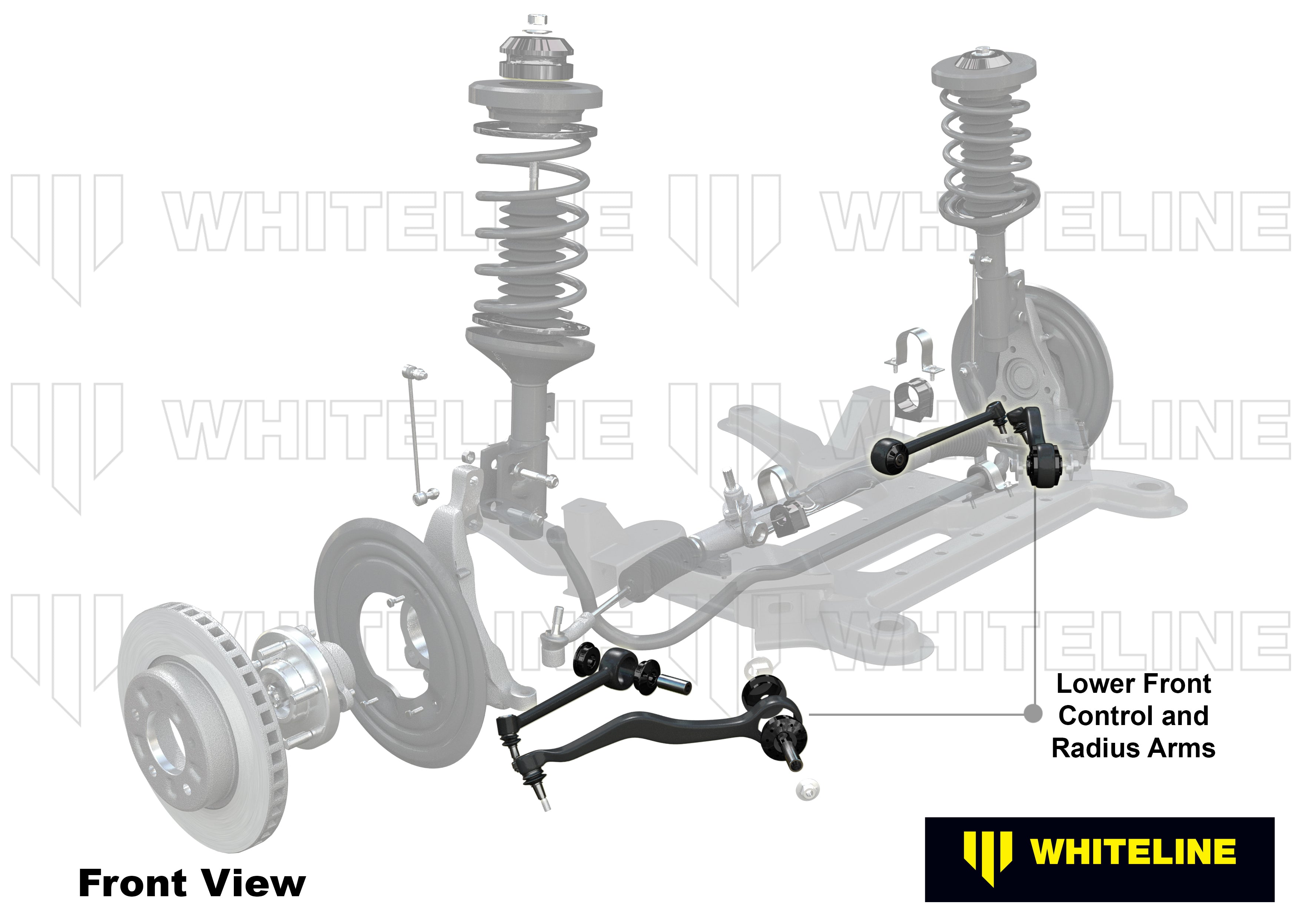 Whiteline Voorste draagarm kit BMW 335i E9x 135i E8x