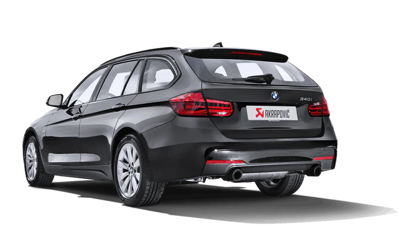 Sistema de escapamento da linha Akrapovic Evolution BMW 340i F30 F31 4