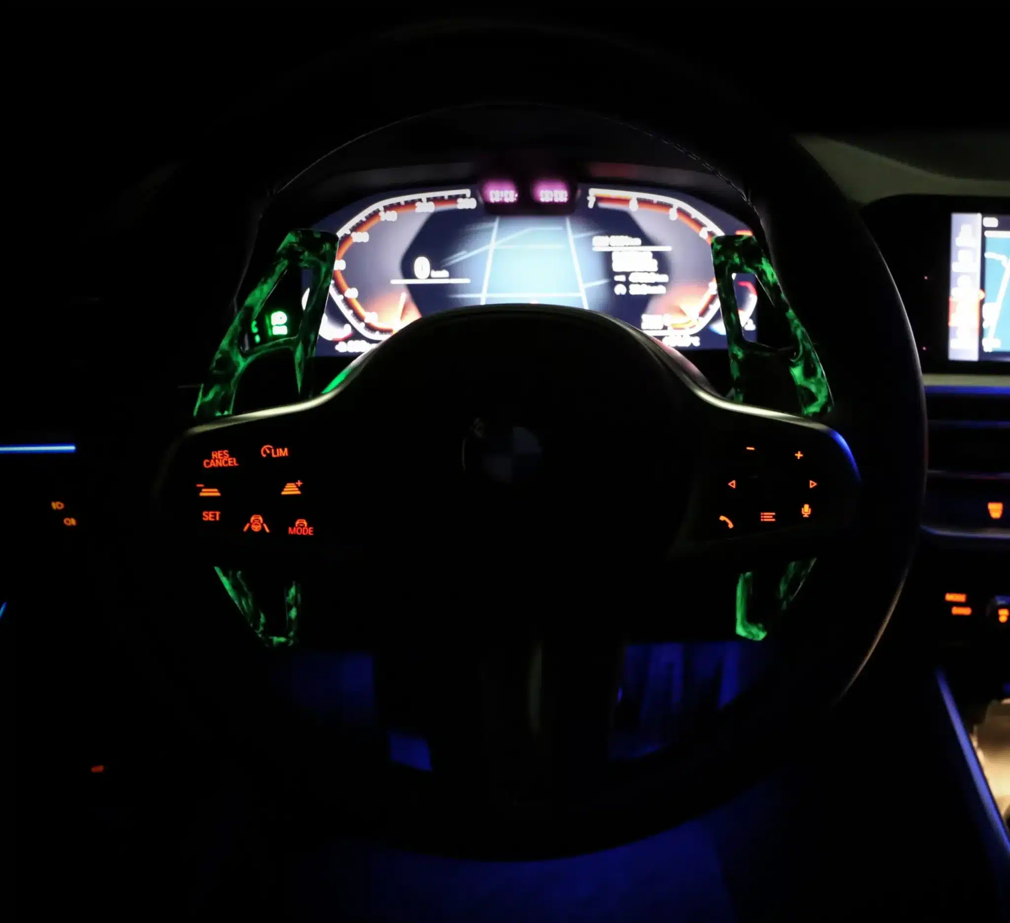 Pás de Mudança Armaspeed Luminosas Toyota Supra A90 4