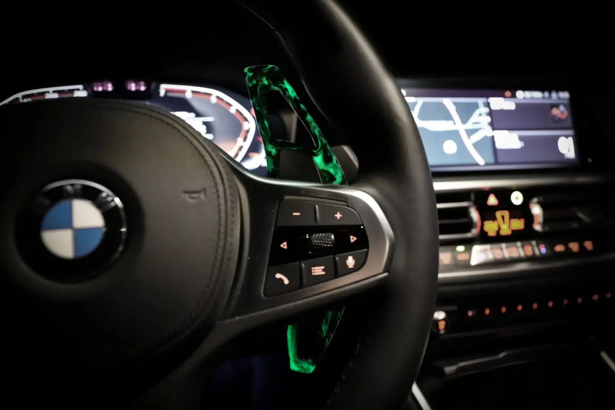 Pás de Mudança Armaspeed Luminosas Toyota Supra A90 5