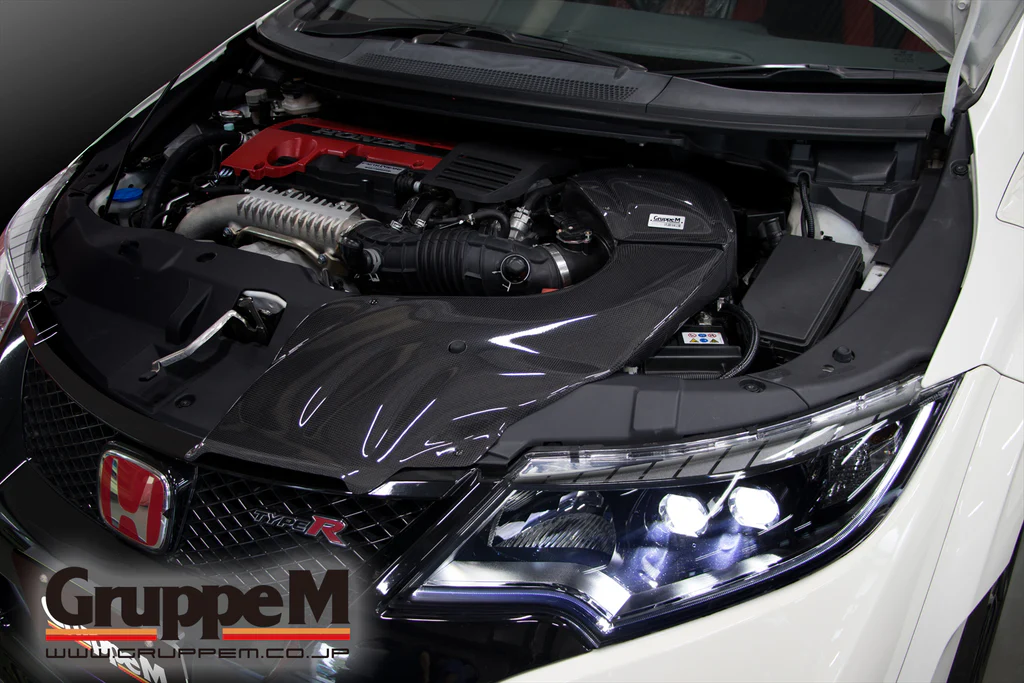 Gruppe M Carbon Ram Air Intake Honda Civic R FK2 K20C 1