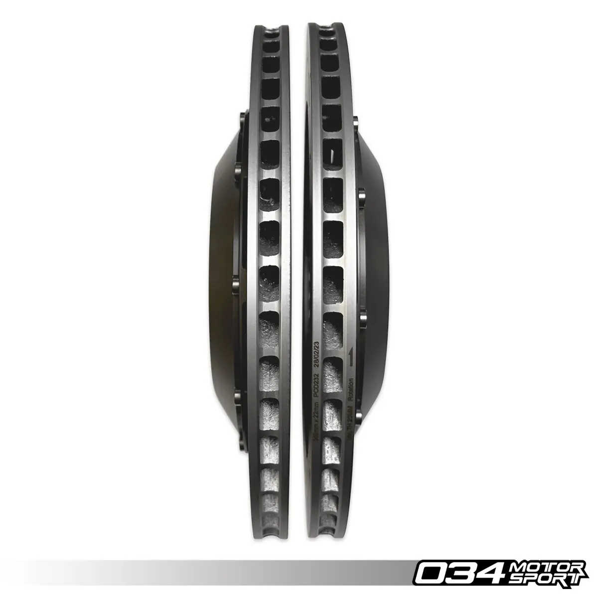 034 Motorsport 2 delige 355mm Achterrem Upgrade AUDI S3 5