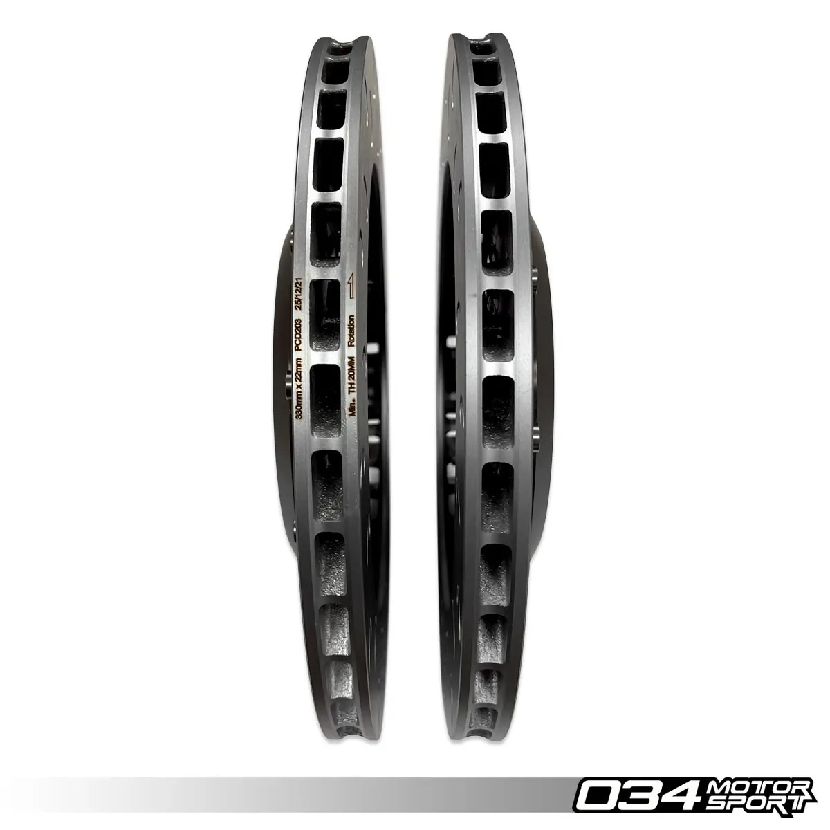 034 MOTORSPORT 2 -RIGE ROTOR arrière 330 mm RS5 06