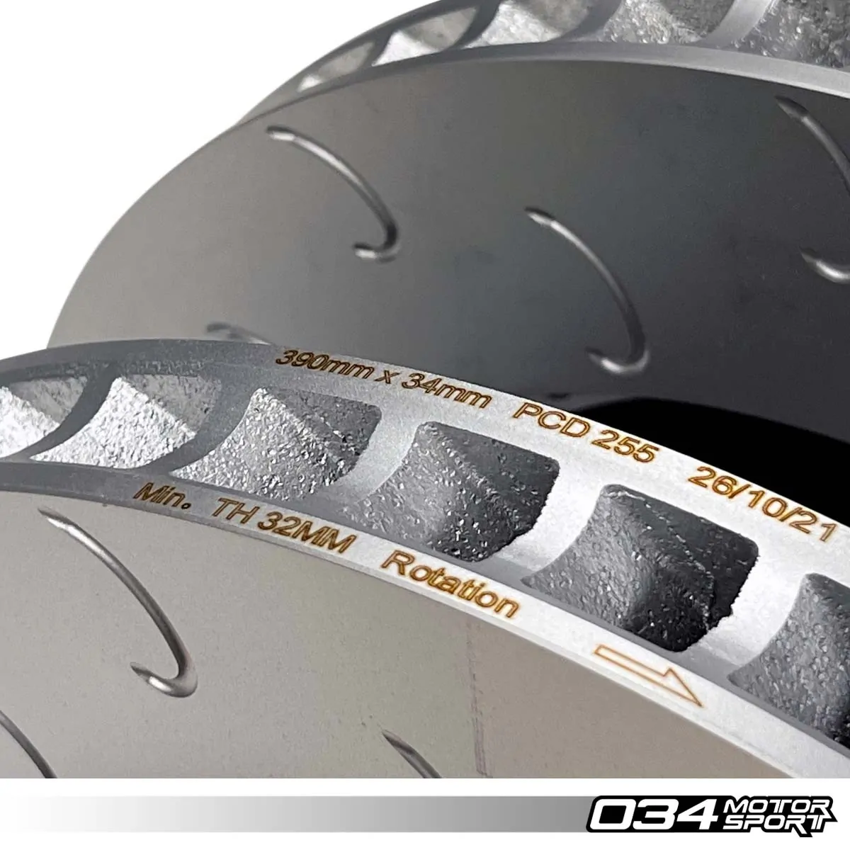 034 Motorsport 390mm Voordem Rotor Kit Audi R8 10