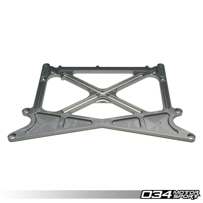 034 Motorsport Billet Aluminum X Brace Audi A4, A5 01
