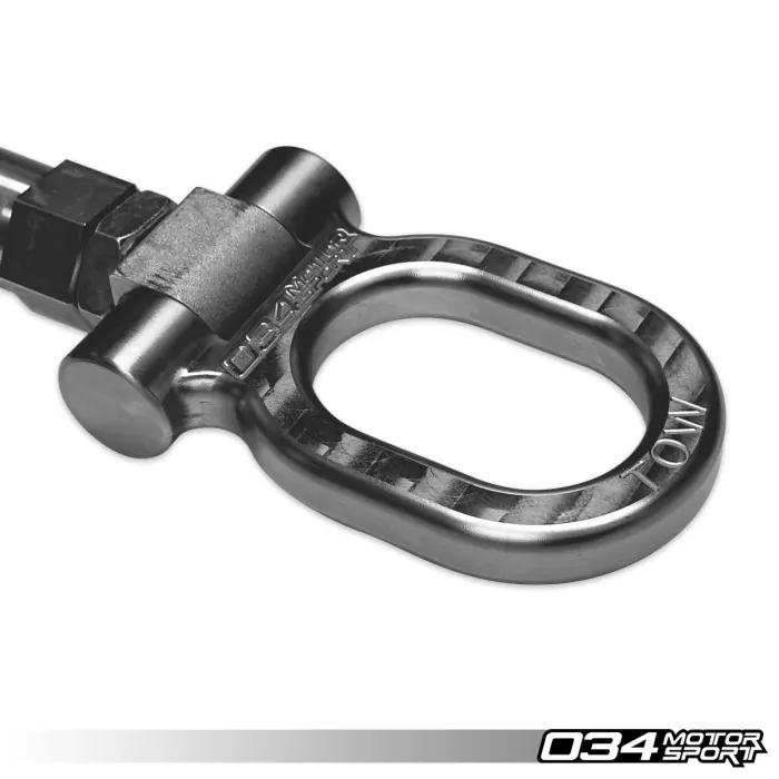 034 Motorsport Acero inoxidable Towbar de 100 mm para Audi 8y A3 S3 03