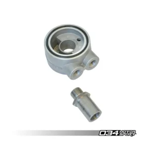 034 Motorsport Thermostatic Sandwich Oil Filter Adapter Audi 01