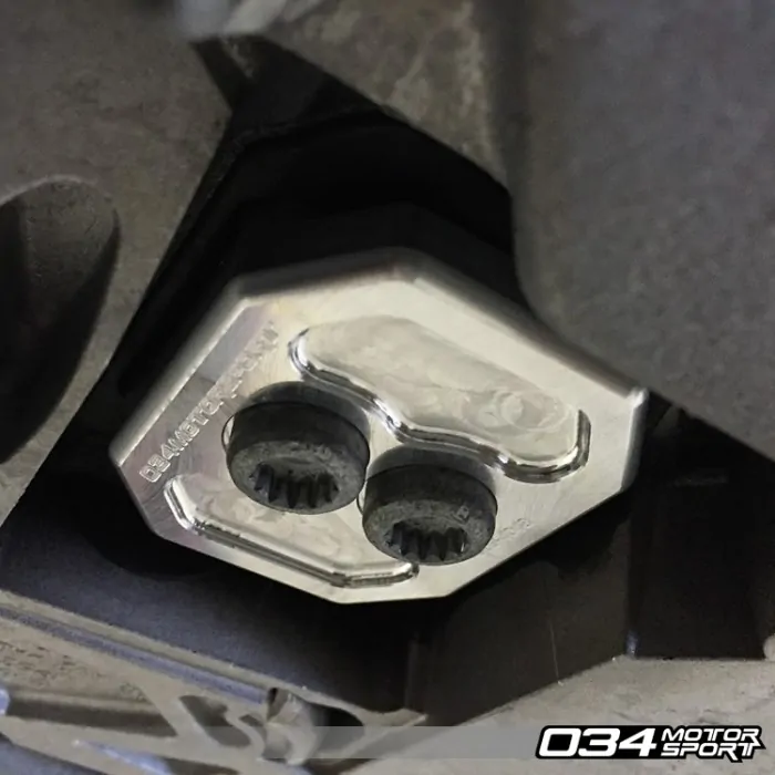034Motorsport Transmission Mount Insert, C7 Audi A6 S6 RS6 & A7 S7 RS7, 4M 4M.5 Q7 Billet Aluminum 2