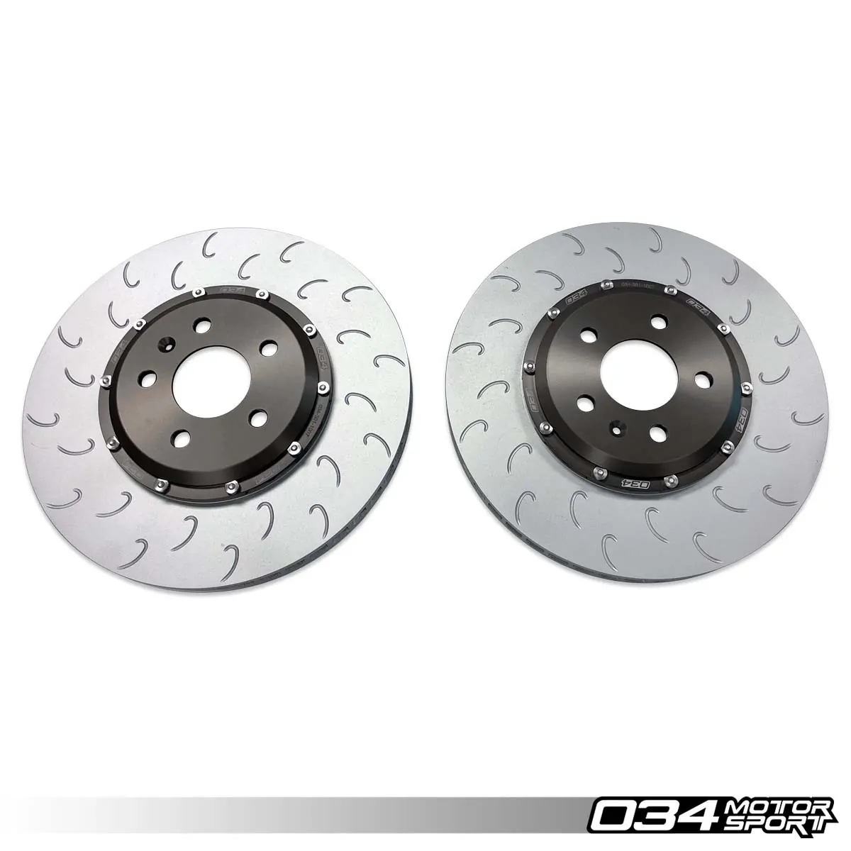 2 Piece Floating Front Brake Rotor Upgrade Kit for Audi B8 B8.5 S4 S5 Q5 1