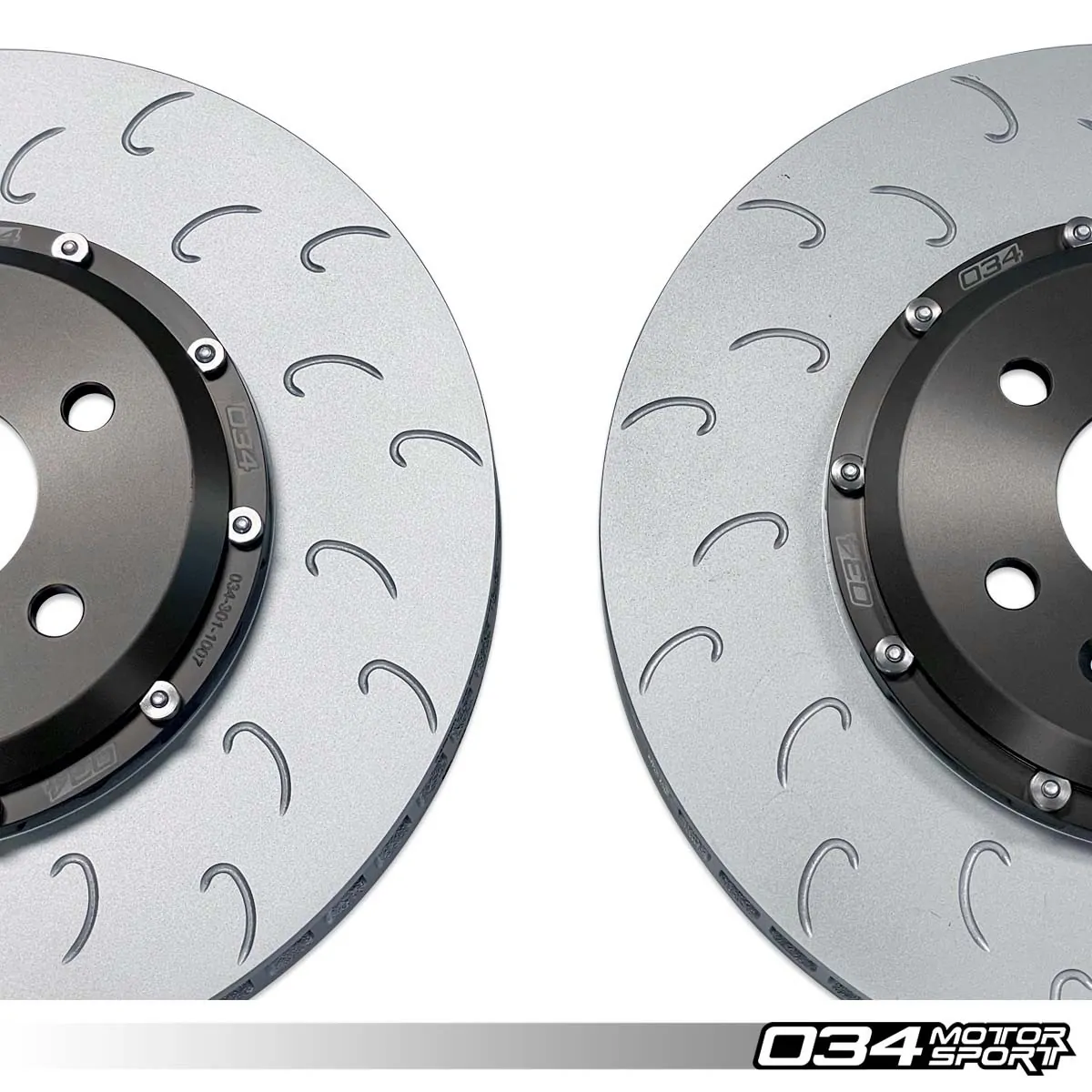 2 Piece Floating Front Brake Rotor Upgrade Kit for Audi B8 B8.5 S4 S5 Q5 3