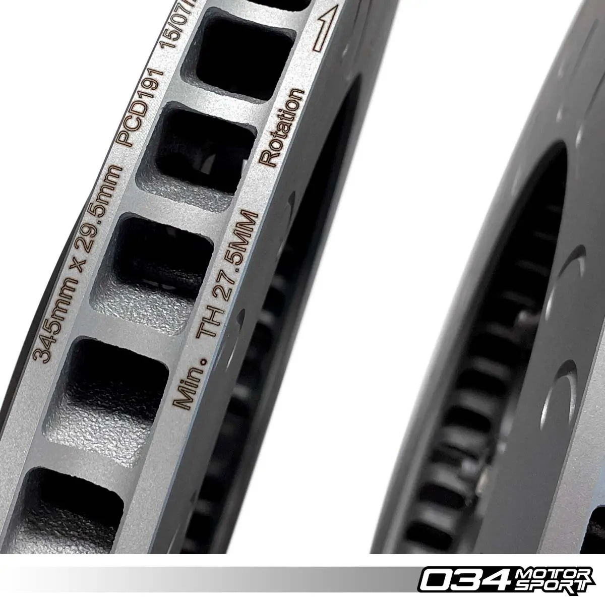 2 Piece Floating Front Brake Rotor Upgrade Kit for Audi B8 B8.5 S4 S5 Q5 8