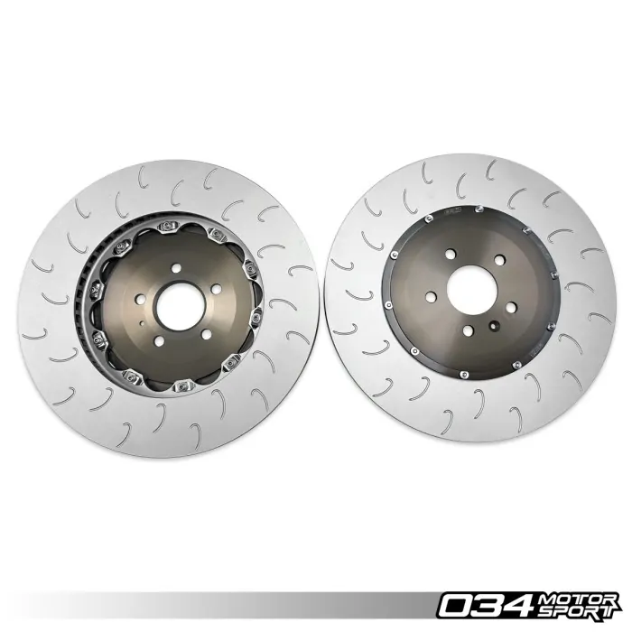 2 Piece Floating Front Brake Rotor Upgrade Kit for Audi C7 S6 S7 2