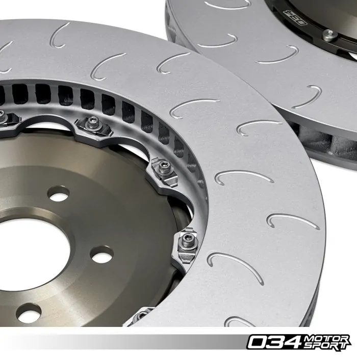 2 Piece Floating Front Brake Rotor Upgrade Kit for Audi C7 S6 S7 3