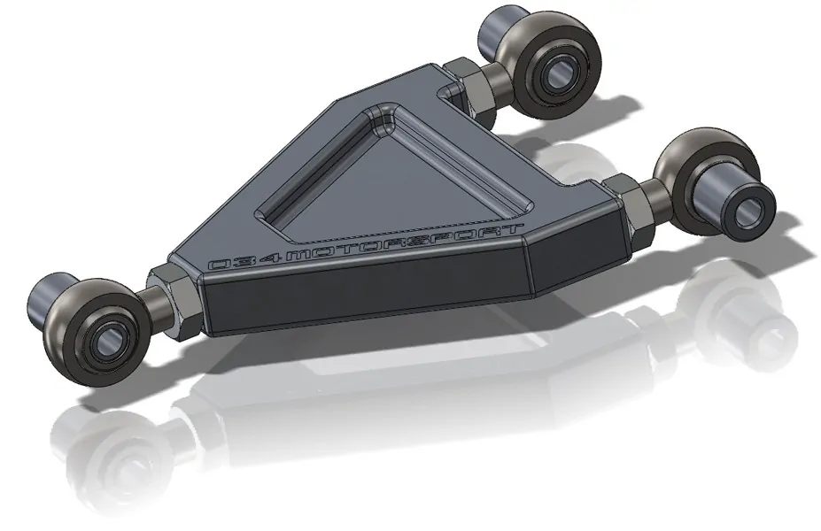 Par de braços de controle, automobilismo, traseiro ajustável 03 ajustável 03