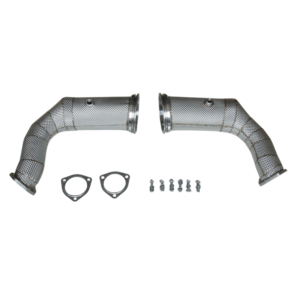 Endura Downpipe with heat shield Urus RSQ8 SQ8 3