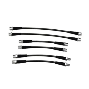 Stainless Steel Braided Brake Line Kit, B5 Audi Quattro, DOT Certified 01