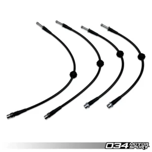 Stainless Steel Braided Brake Line Kit, B8 B8.5 Audi S4 S5 1