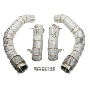 Endura Downpipe met hitteschild BMW M5 F90 / M8 F9x - Decat / Sport cat