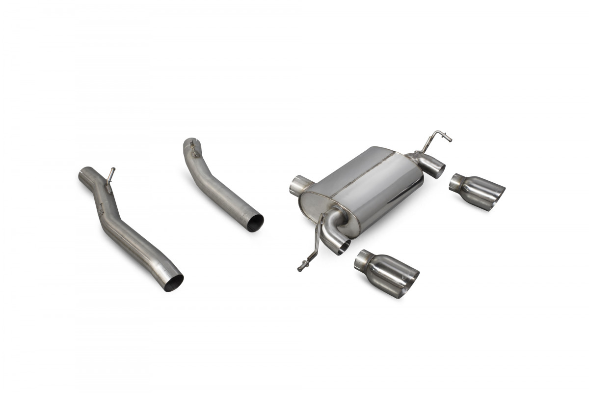 Sistema de escape traseiro Scorpion Cat Audi TT MK1 Quattro Sport 02