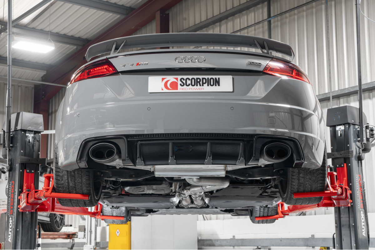 Scorpion Cat Back Sistema di Scarico Audi TT RS MK3 Non GPF 04