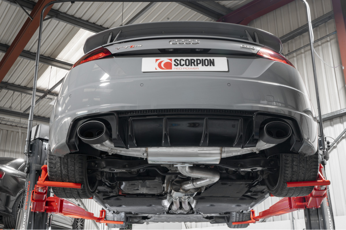 Sistema traseiro Scorpion Cat GPF Audi TT RS MK3 4