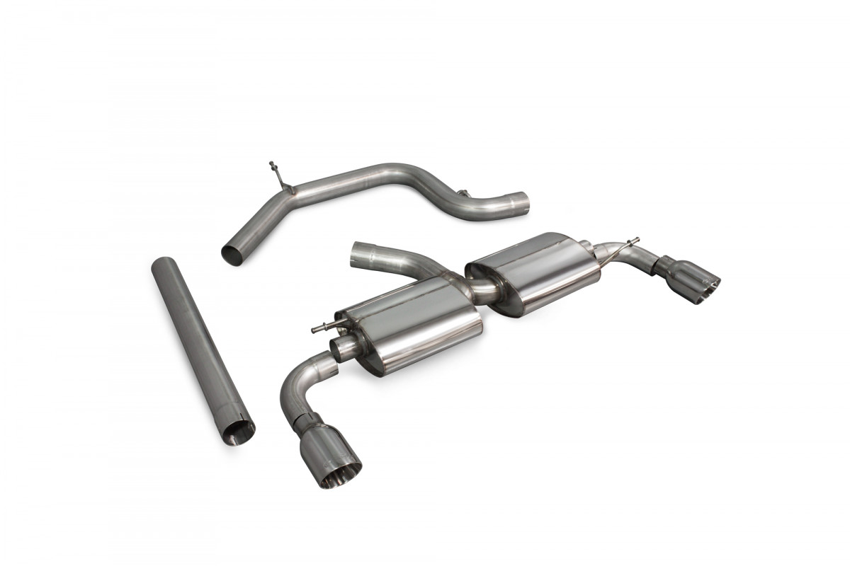 Scorpion Cat back Exhaust system VW Scirocco R 2009 2017 2