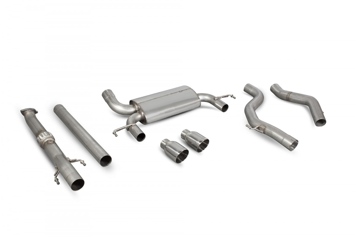 Scorpion Unresonated CatBack Vauxhall Corsa E VXR 04