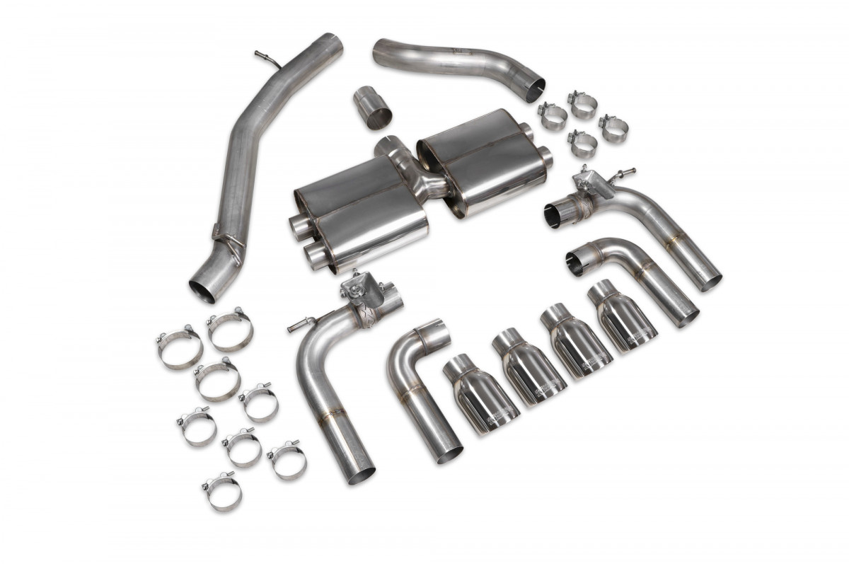 Scorpion Non-resonant Cat GPF System Audi S3 2.0T 8V 2