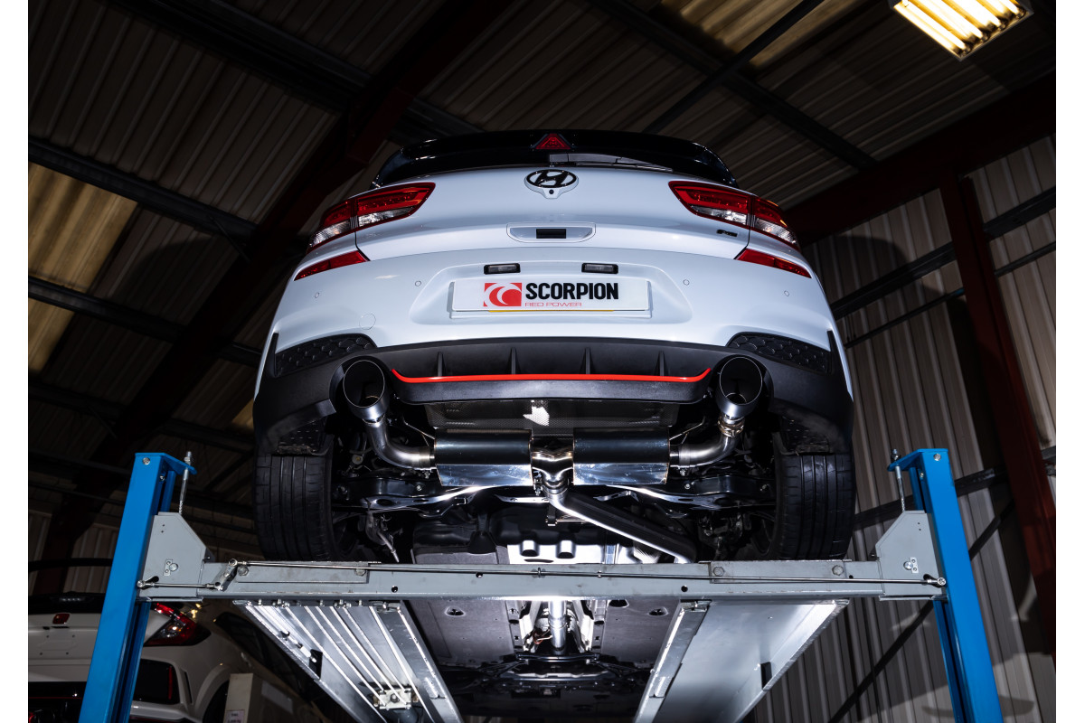 Scorpion Non resonated cat back electronic Hyundai I30 N 5
