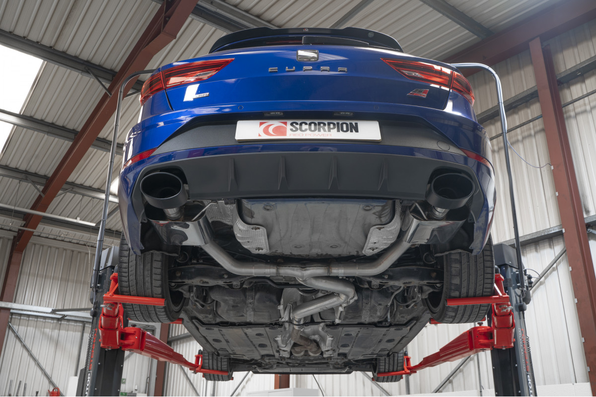 Scorpion Sistema schienale gpf non risuonato Seat Leon Cupra ST 5