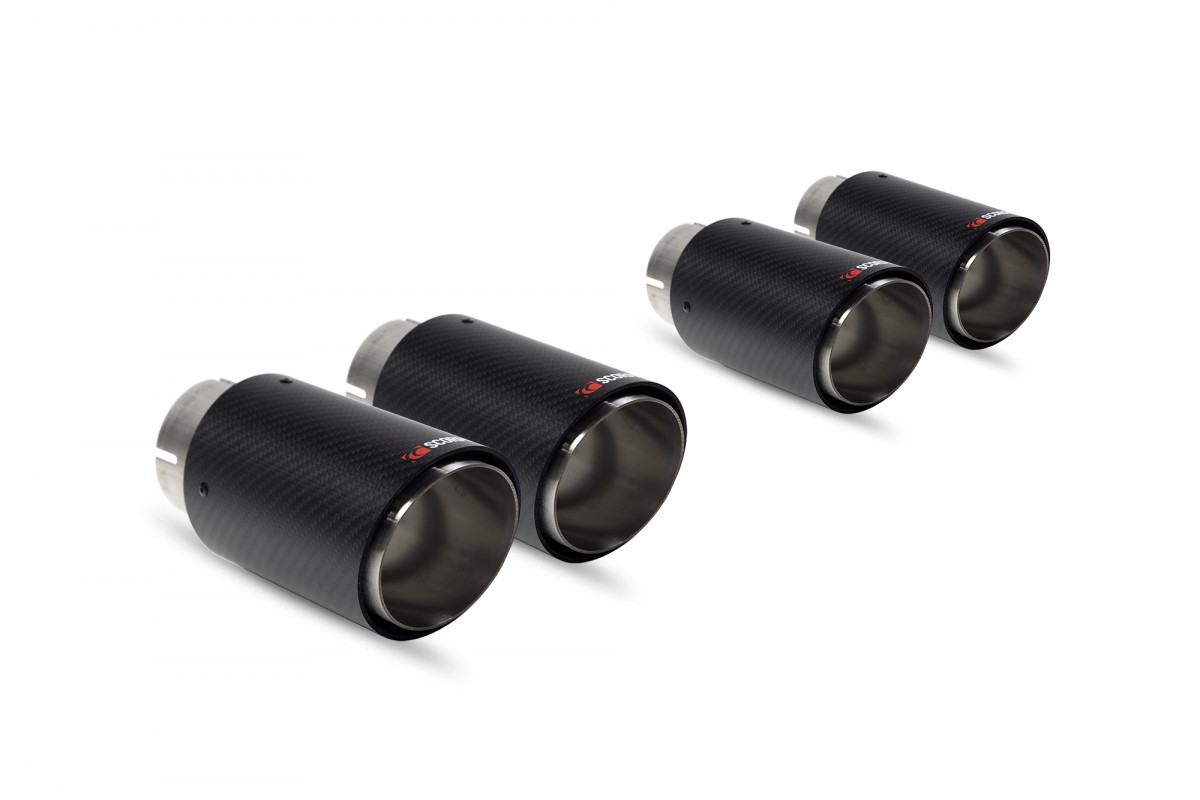 Scorpion Quad 90mm Ascari in fibra di carbonio BMW F87 M2 1