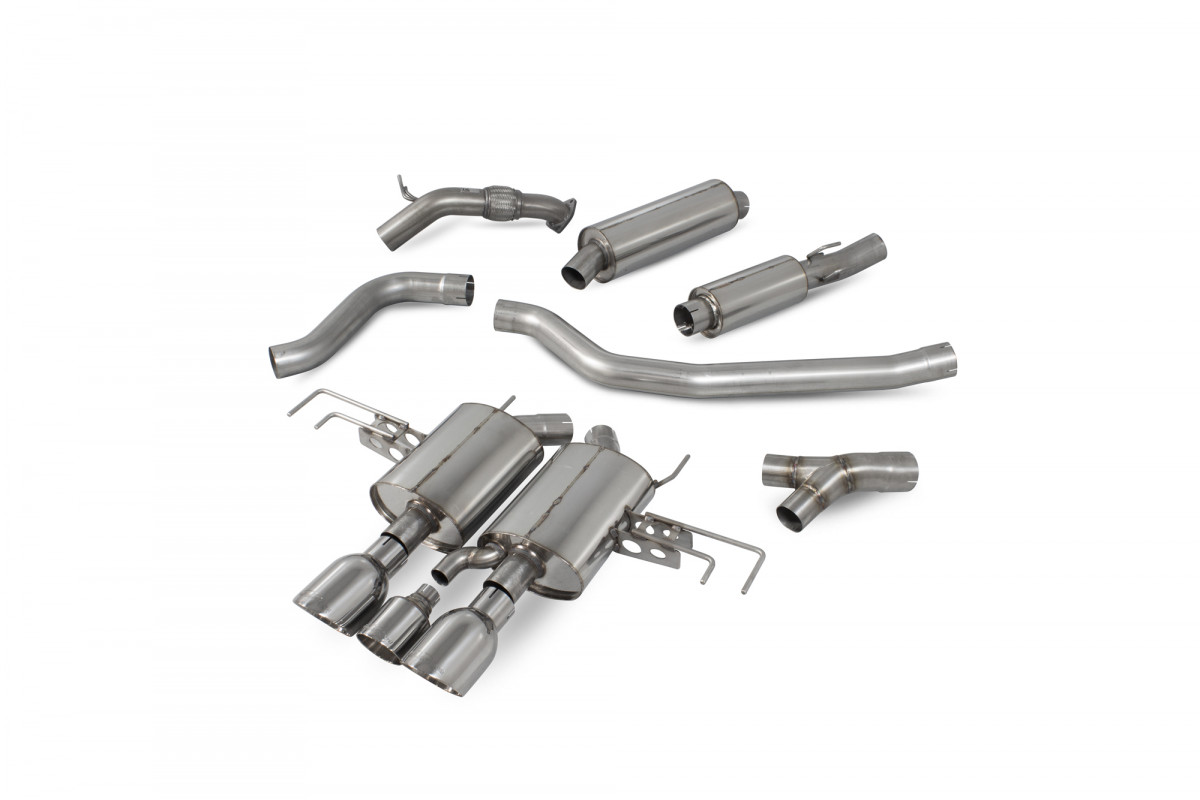 Sistema Cat Back Risonante Scorpion Honda Civic FK8 RHD 03