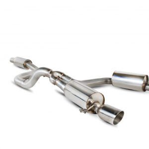 Scorpion Resonated Cat Back system Vauxhall Corsa D 01