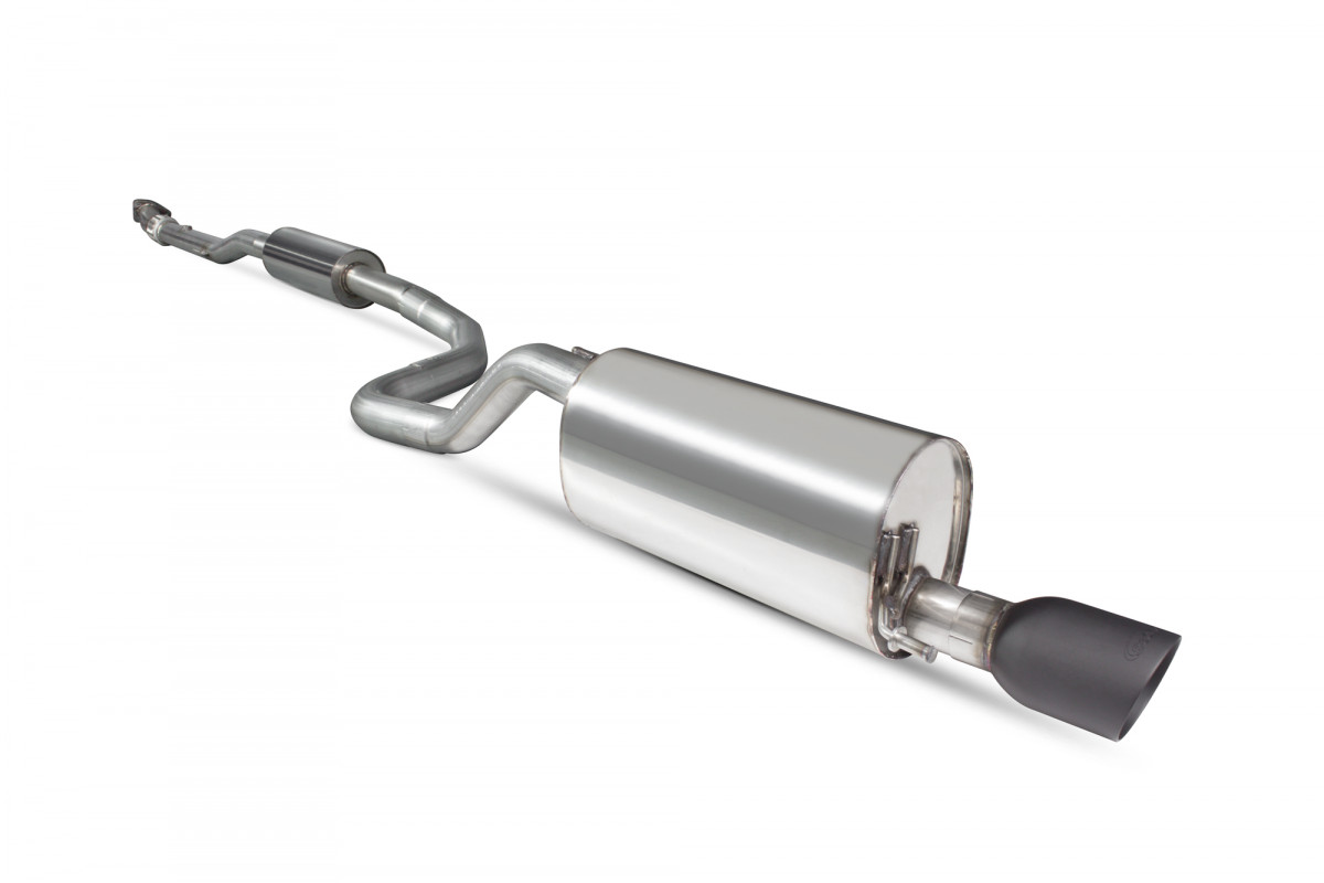 Scorpion Resonated Cat Back system Vauxhall Corsa E 1.0T 02