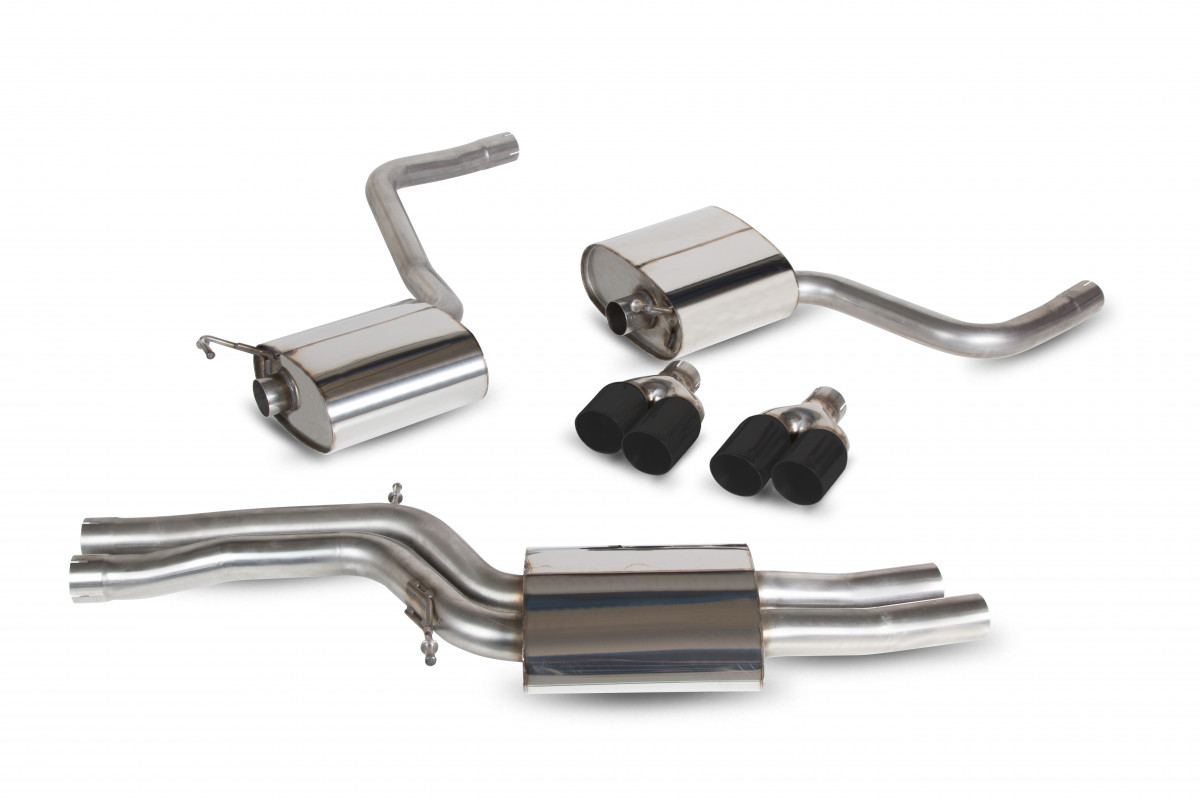 Scorpion Resonated Half System Audi S4 3.0 TSFI V6 B8 1
