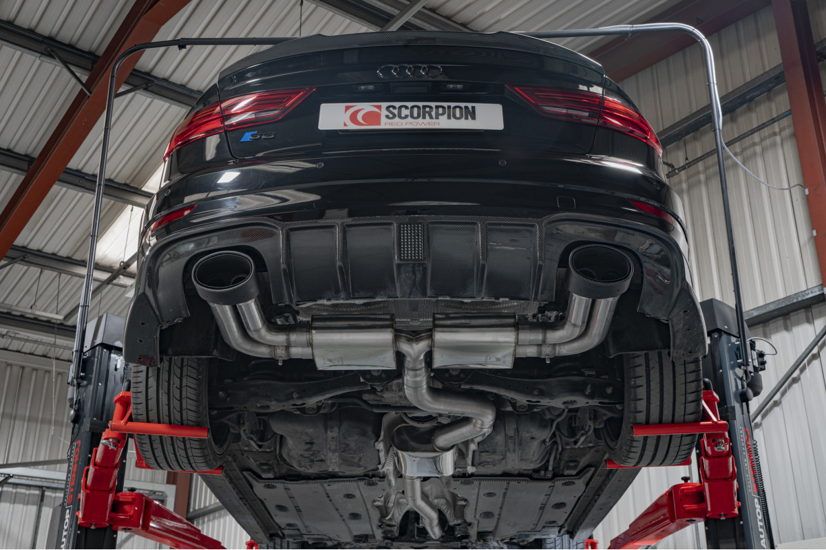 Scorpion Resonated GPF Back System Audi S3 2.0T 8V 4