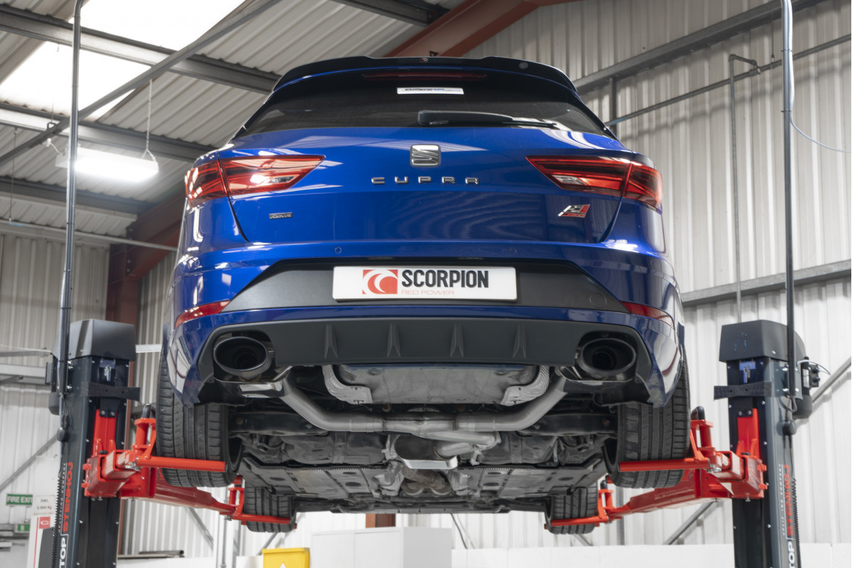 Sistema traseiro Scorpion Resonated GPF SEAT Leon cupra300 04