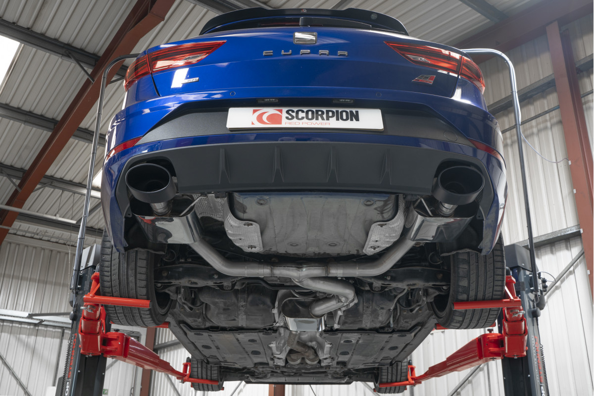 Sistema traseiro Scorpion Resonated GPF SEAT Leon cupra300 05