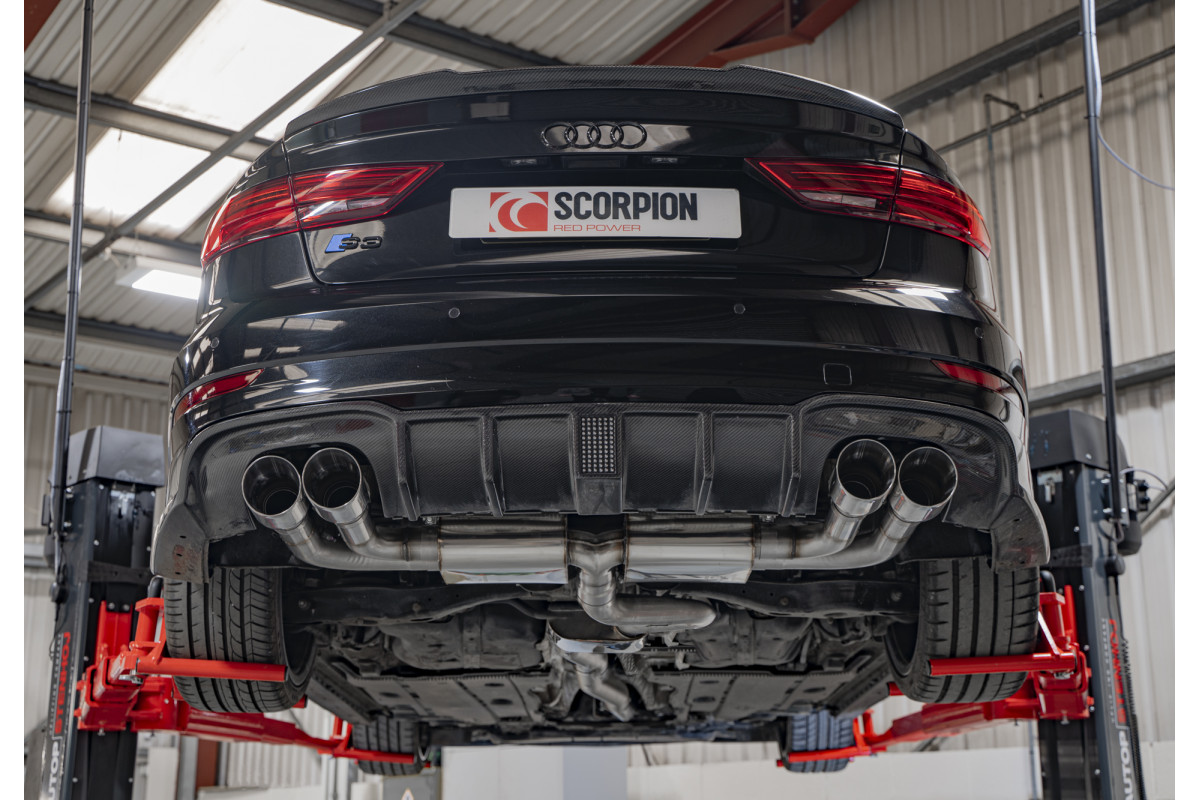 Sistema traseiro Scorpion Resonant Cat Audi S3 2.0T 8V 3