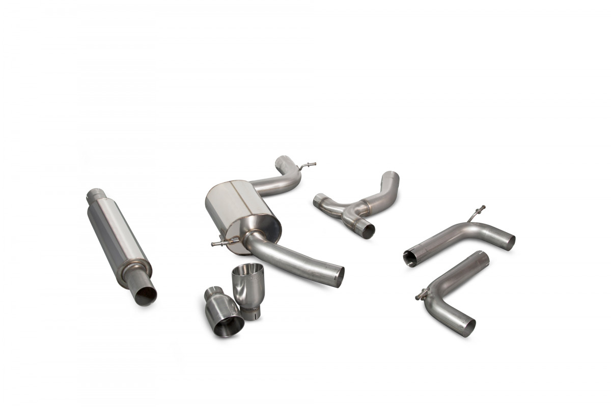 Sistema traseiro Scorpion Resonant GPF VW MK7.5 Golf GTI 03