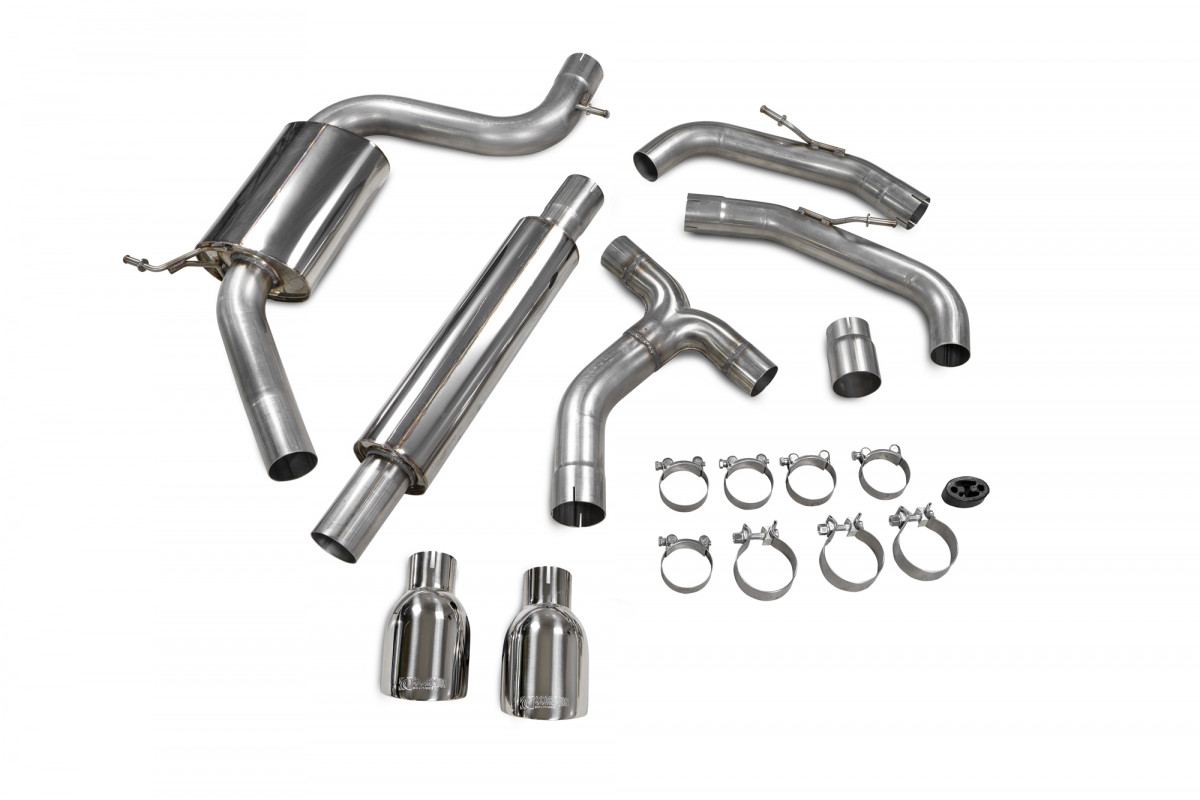 Sistema traseiro Scorpion Resonant GPF VW MK8 Golf GTI 03