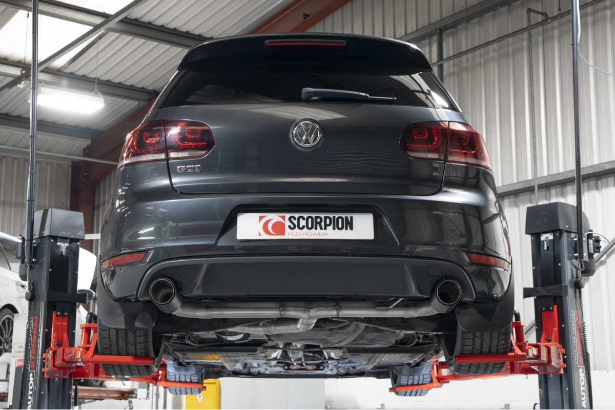 Système Catback Scorpion Resonant Predator VW Mk6 golf 04