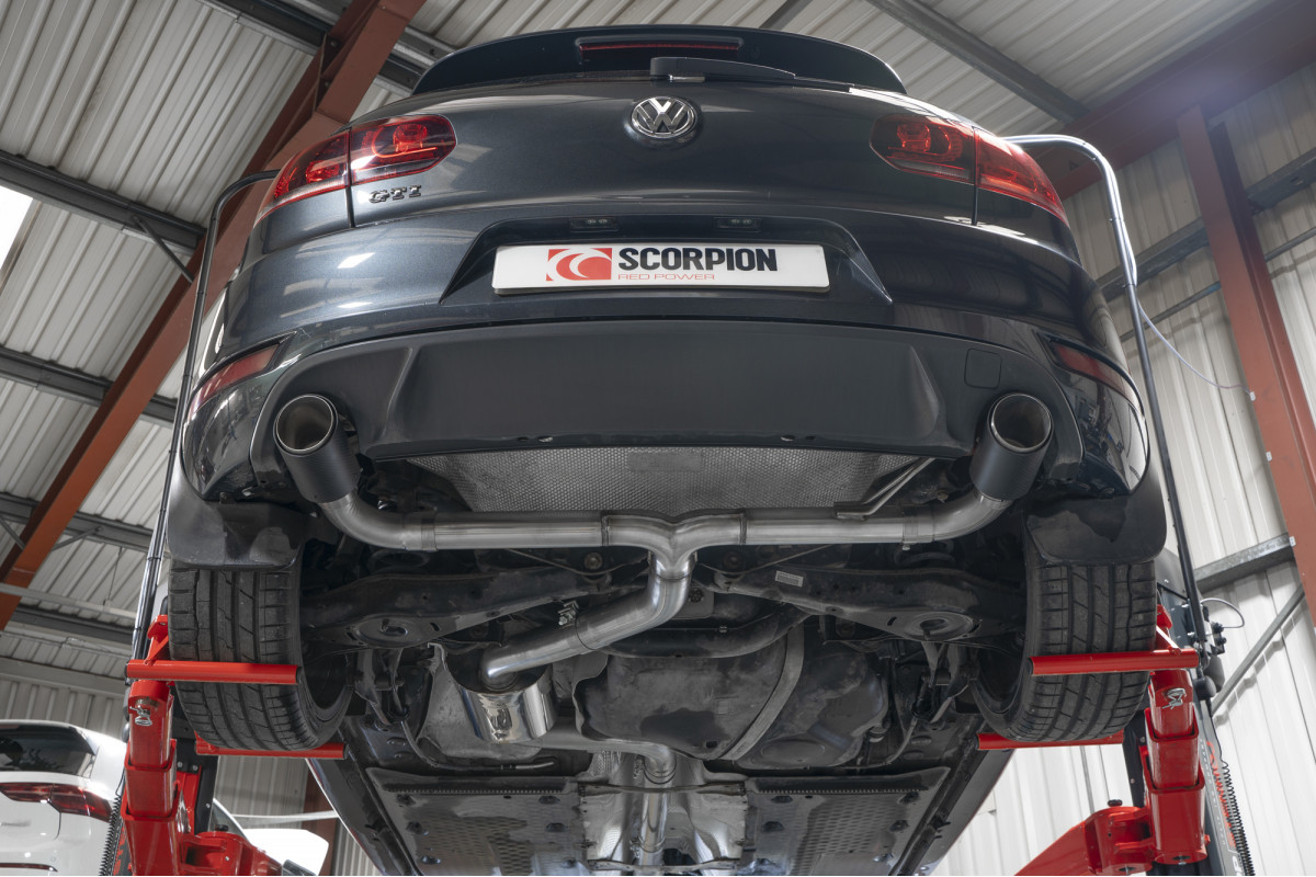Système Catback Scorpion Resonant Predator VW Mk6 golf 05