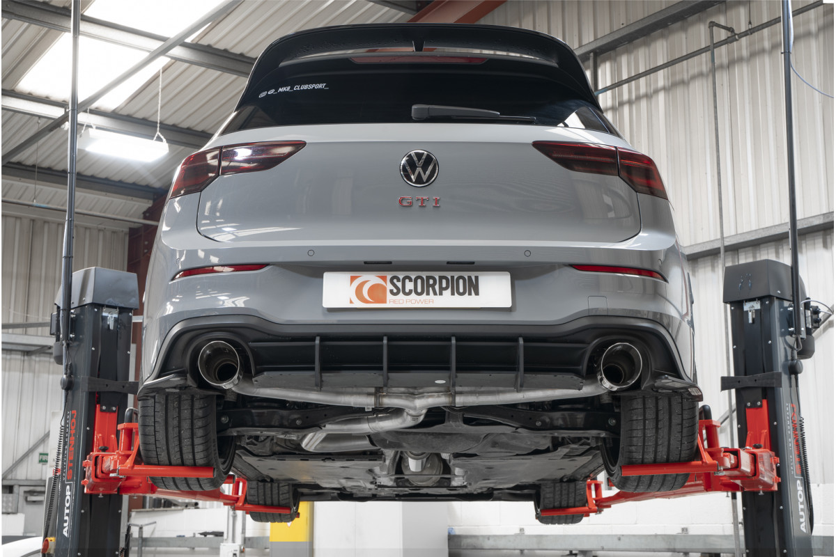 Scorpion Resonant Predator GPF arrière VW MK8 Golf GTI 04