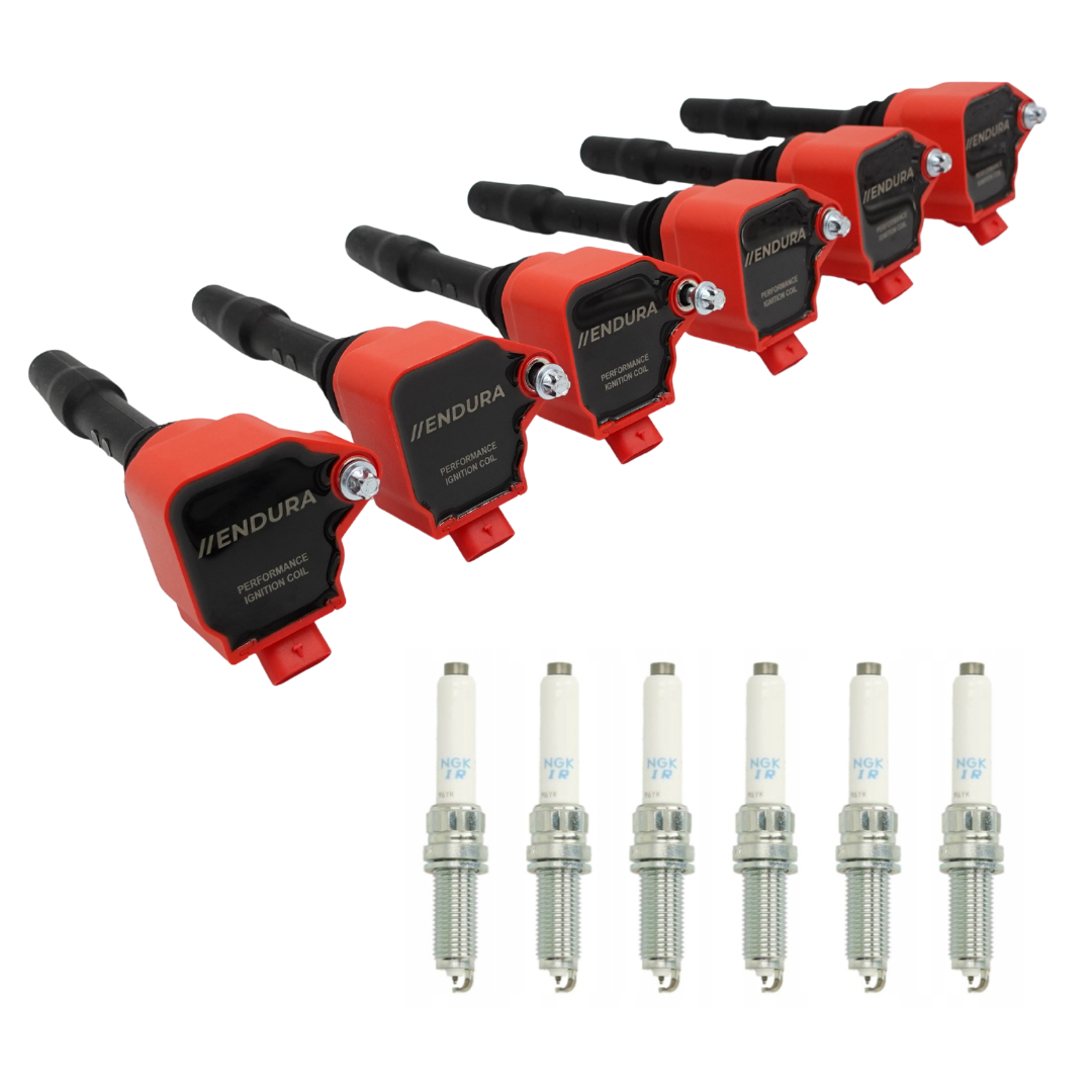 Bobinas de encendido de alto rendimiento Endura MEGADEAL + bujías NGK Racing para BMW B58 (140i/240i/340i/Supra)