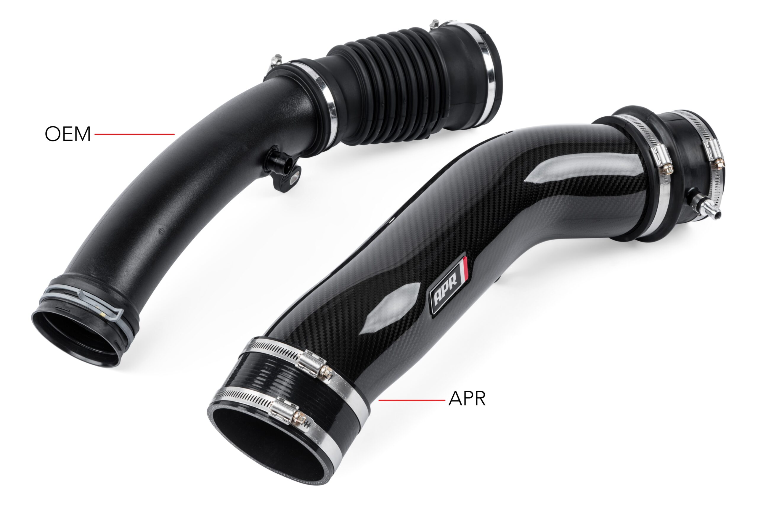 Apr - Carbon Fiber Air Intake of 4 inch for Audi RS3 8V.5 / RS3 8Y and TTRS 8S