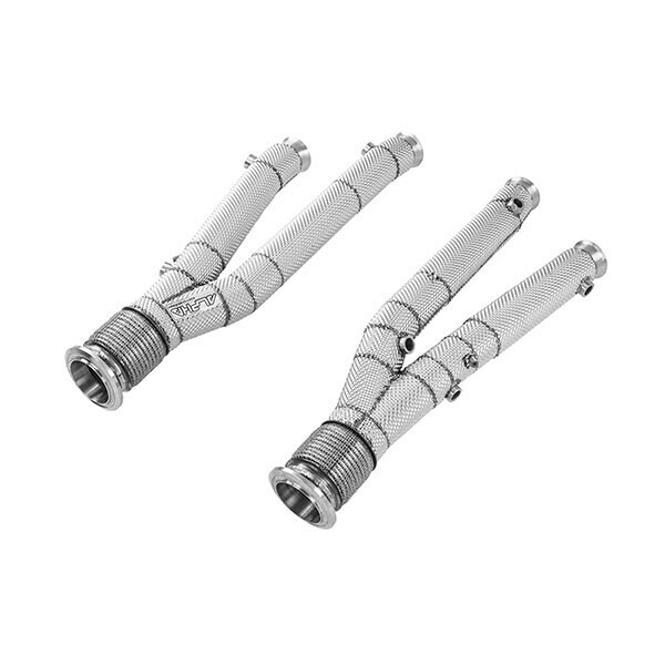 Competencia Alpha - Decat Downpipes with Heat Schild - Lamborghini Aventador SVJ